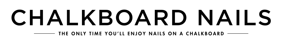 Chalkboard Nails | Nail Art Blog