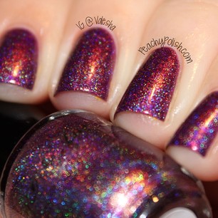 @femme_fatale_cosmetics "Ruby Hare" is up at PeachyPolish.com!