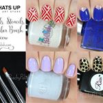  Check out my review of @whatsupnails nail vinyls and stencils and Pure Color brushes! It's up on my blog today! #WhatsUpNails #NailVinyls #NailArt #PureColorBrush #PeachyPolish 