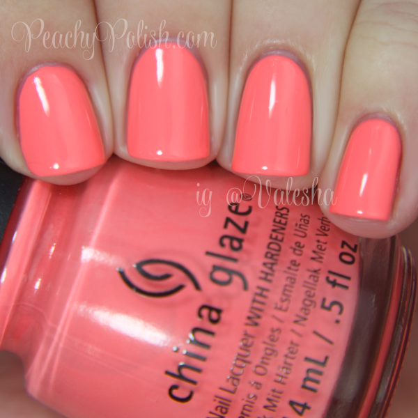 China Glaze Petal To The Metal - Peachy Polish