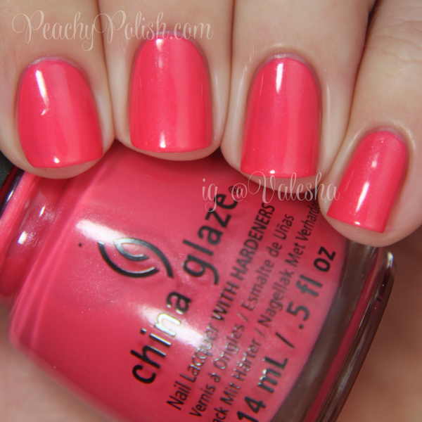 China Glaze Strike A Rose - Peachy Polish