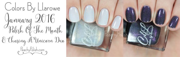 Colors By Llarowe Chasing A Unicorn Duo & Winter's Dark Nights | Peachy Polish