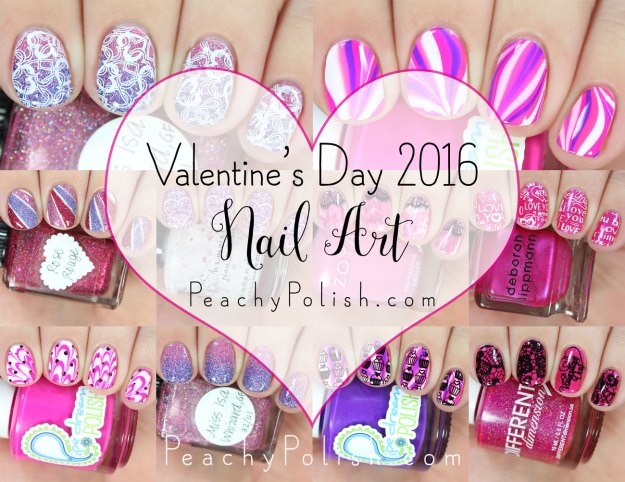 Valentine's Day 2016 Nail Art | Peachy Polish