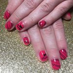  I did my BFF @julianneg87's nails tonight using @opi_products "Spoken From The Heart", @justricarda "Blackout", @uberchicbeauty Furry Best Friends Plate and @time1780 #hehestampingplate 080! #PeachySalon #NotReallyASalon #SoFun #OPI #UberChicBeauty #HeHeplate #RicaPolish #NailArt #nailstamping #nailartstamping #PeachyAndFriends 