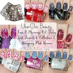  Living for @uberchicbeauty's new plates! Get all the details on them today on my blog. Link in my bio! #UberChic #UberChicBeauty #nailartstamping #nailstamping #nailart #PeachyPolish 