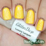 GlitterDaze Fluffy Clouds - Peachy Polish