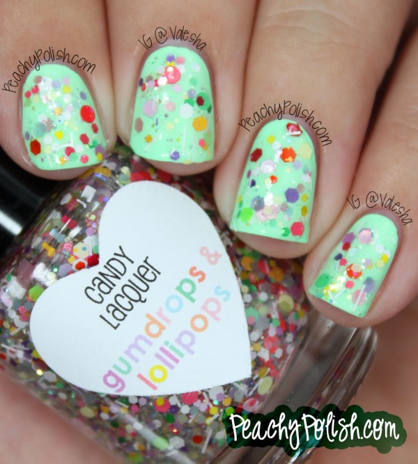 Candy Lacquer Gumdrops & Lollipops - Peachy Polish