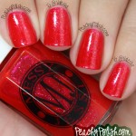 Messy Jessi Lacquers Ka-Ciao! - Peachy Polish