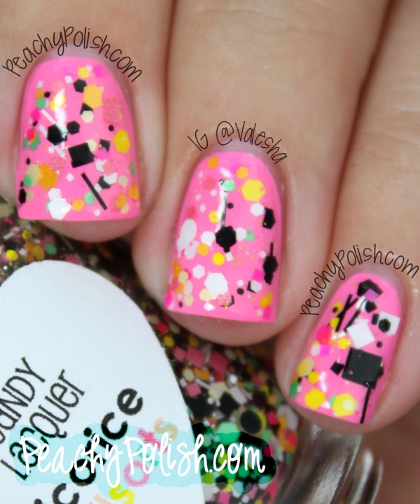 Candy Lacquer Licorice Allsorts - Peachy Polish
