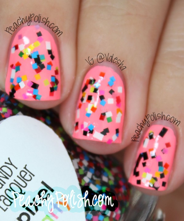 Candy Lacquer Pixel Party - Peachy Polish