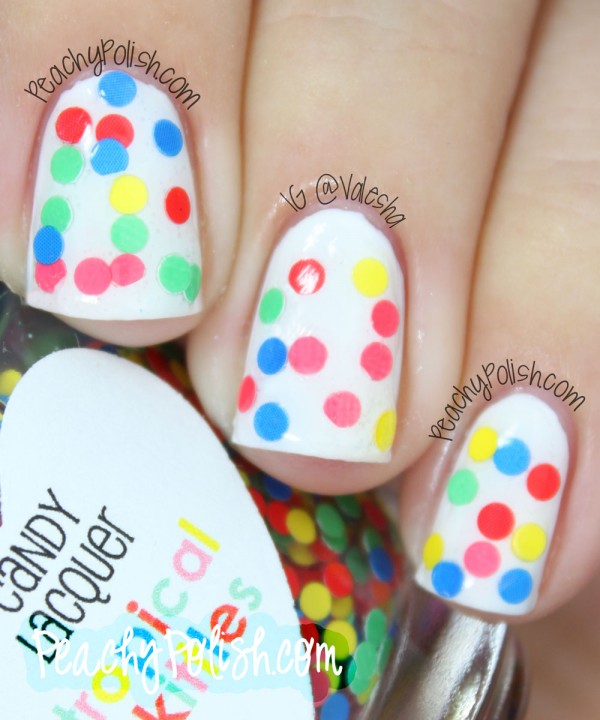 Candy Lacquer Tropical Skittles - Peachy Polish