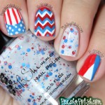 4th of July Nail Art - Peachy Polish