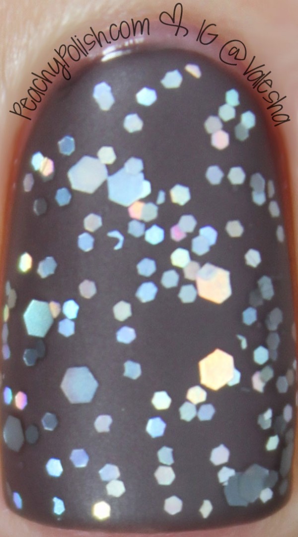 OPI Snowflakes In The Air With Matte Top Coat