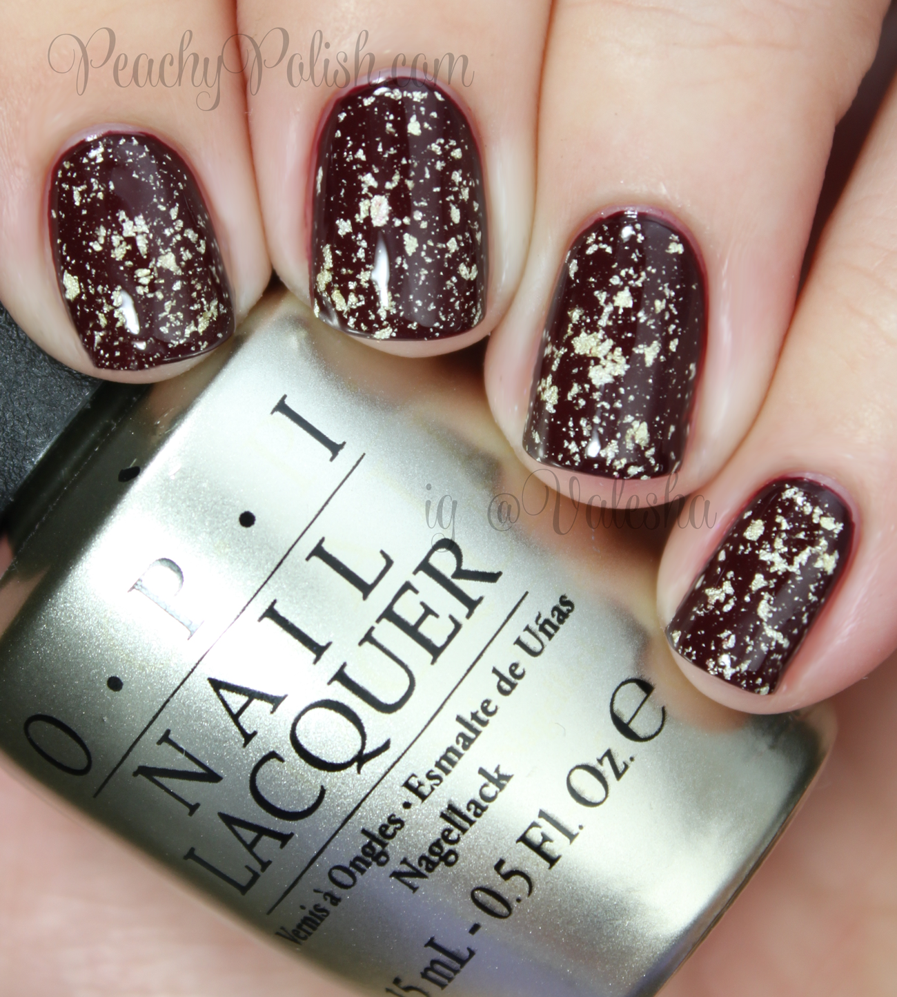 OPI: Pure 18K White Gold & Silver Top Coat Swatches & Review