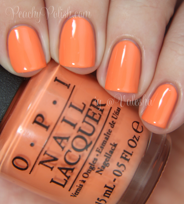 OPI Where Did Suzi's Man-go? - Peachy Polish