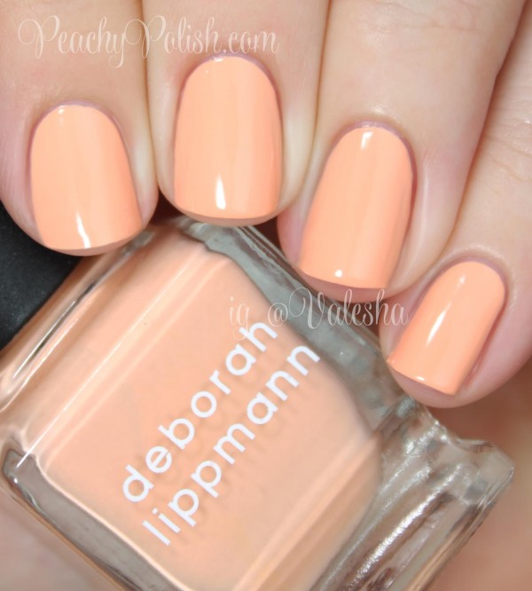 Deborah Lippmann Spring 2014 Spring Reveries Collection Tip Toe Through The Tulips - Peachy Polish