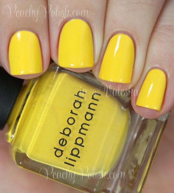 Deborah Lippmann Walking On Sunshine | Summer 2014 80s Rewind | Peachy Polish
