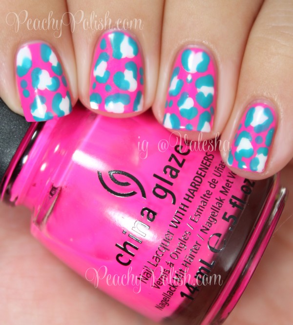 Bright Leopard Print | Peachy Polish