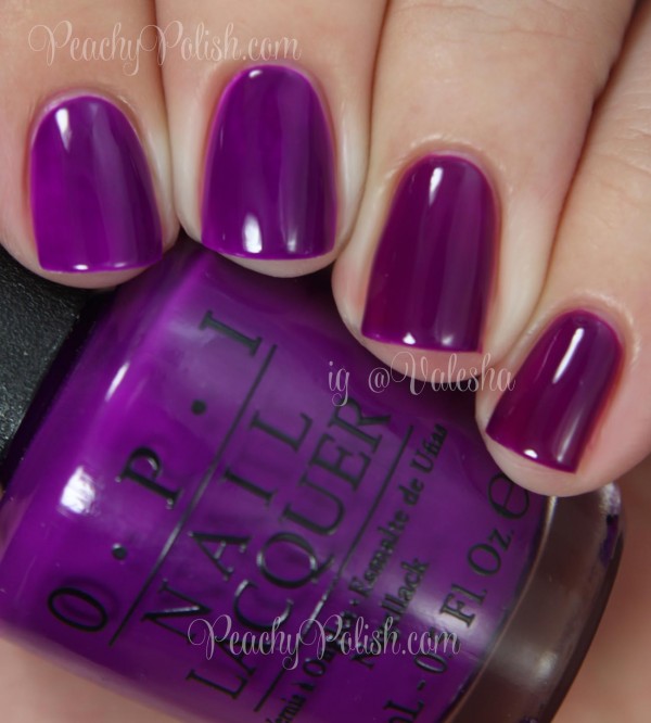 OPI Push & Pur-Pull | Summer 2014 Neon Collection | Peachy Polish