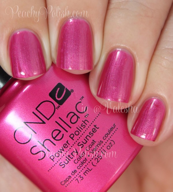 CND Sultry Sunset | Summer 2014 Paradise Collection | Peachy Polish
