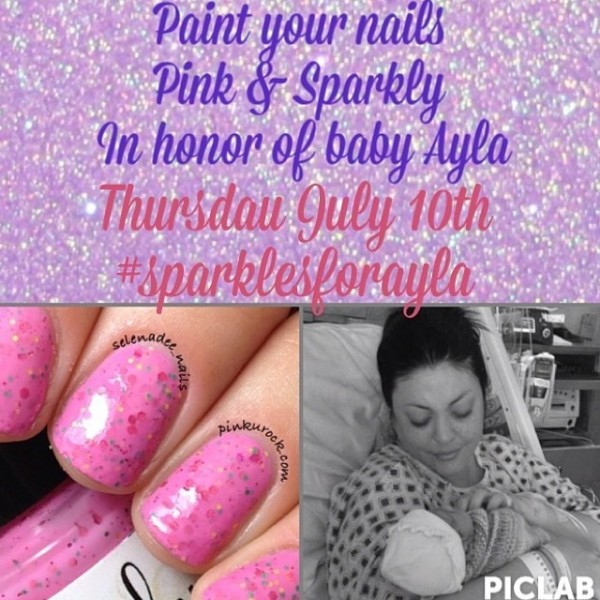 #SparkesForAyla | Peachy Polish