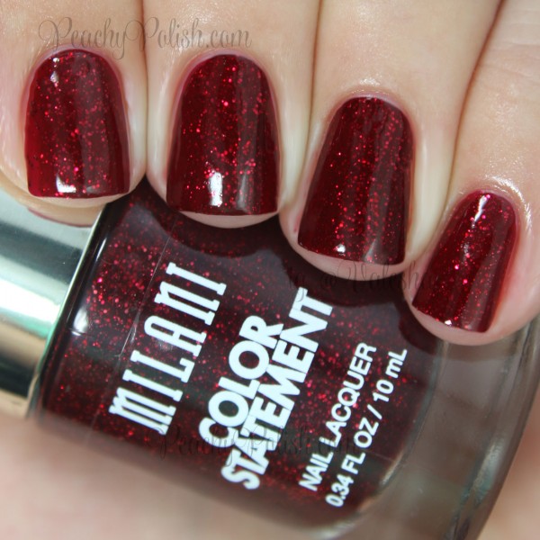 Milani Crimson Jewel | Peachy Polish