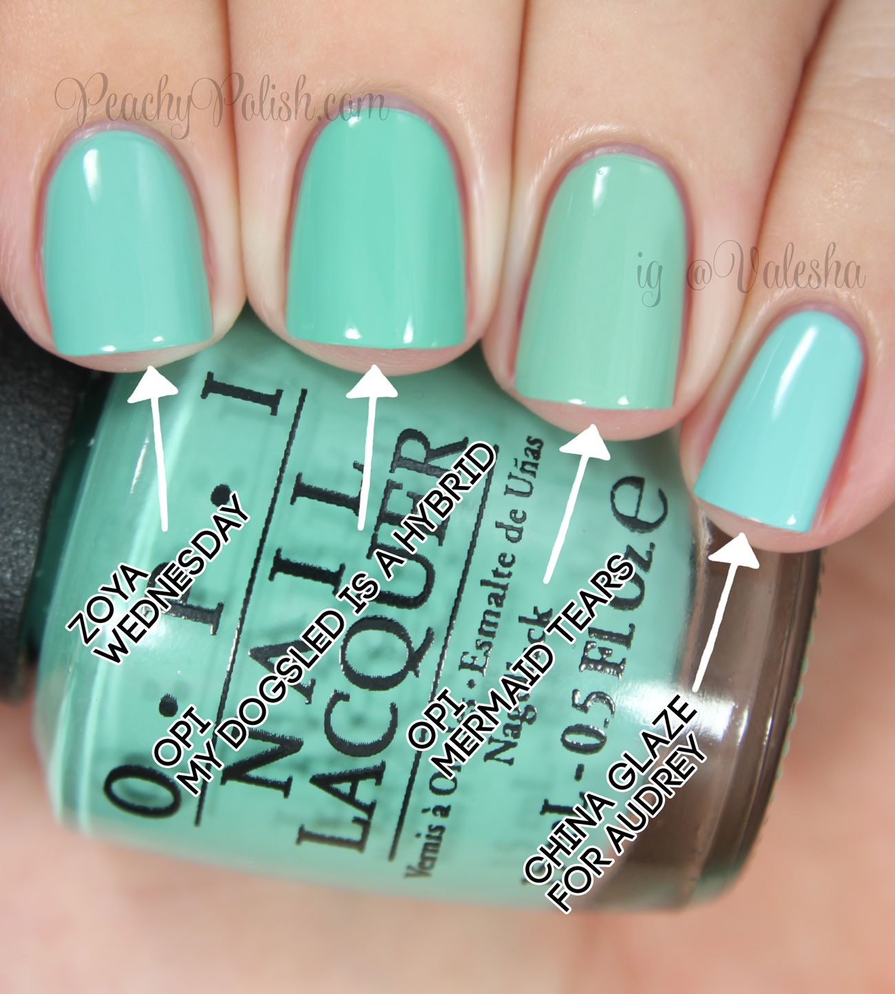 OPI: Nordic Collection Comparisons
