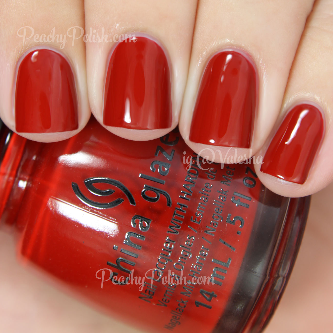 China Glaze Seeing Red | The Giver Collection | Peachy Polish