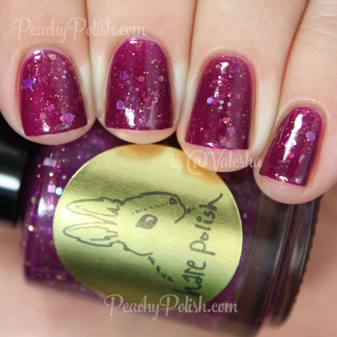 HARE polish Pop, Fizz, Clink! | Peachy Polish