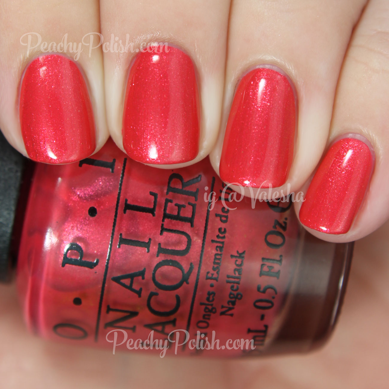 OPI Go With The Lava Flow | Spring 2015 Hawaii Collection | Peachy Polish