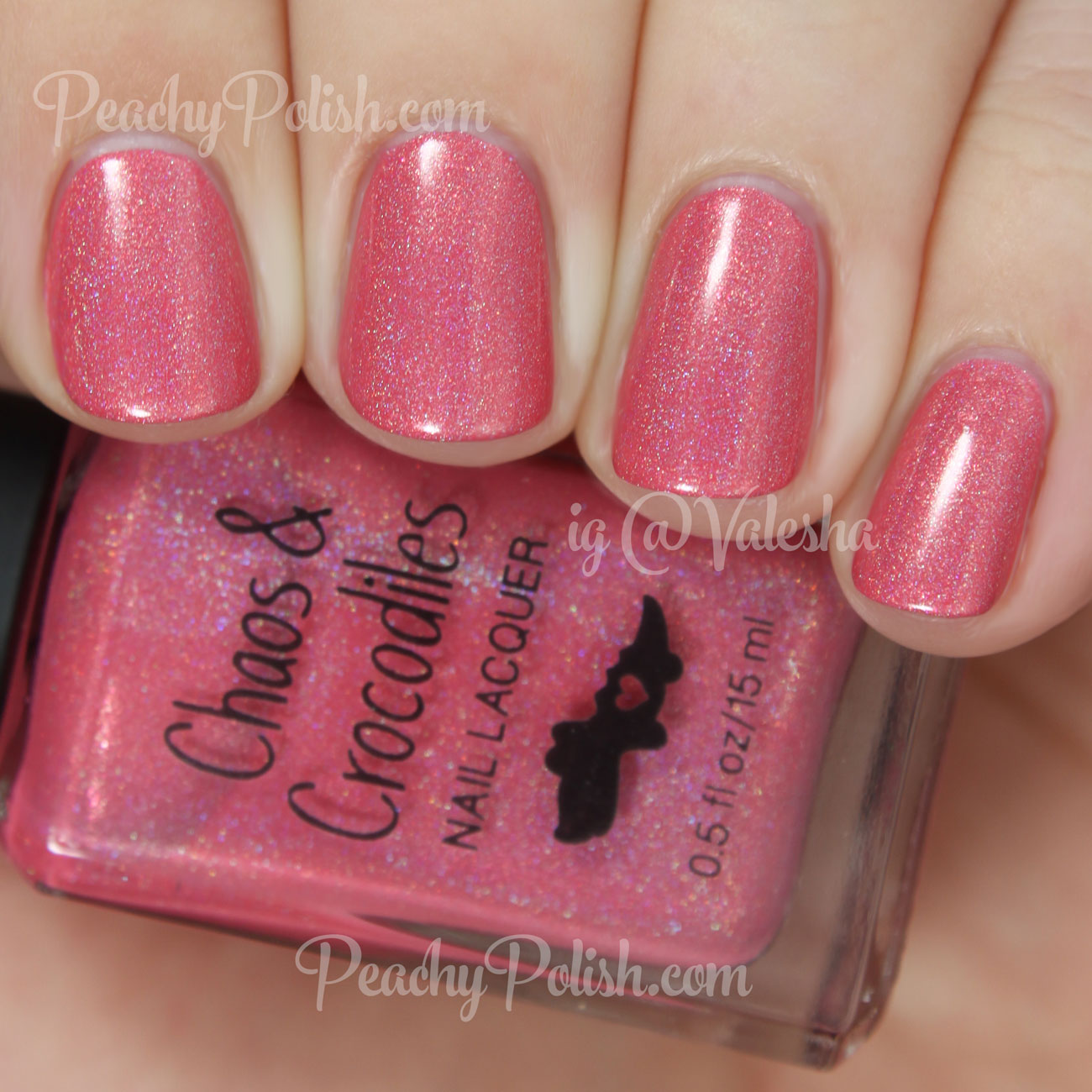 Chaos & Crocodiles Tropical Candy Flowers | Once Upon A Unicorn Collection | Peachy Polish