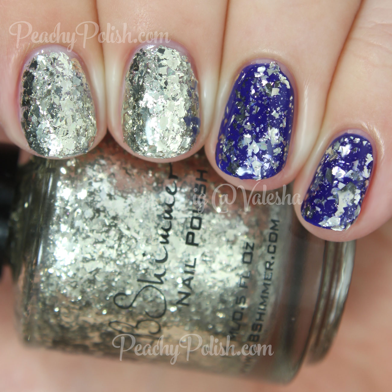 KBShimmer Sterling Example | Summer 2015 Collection | Peachy Polish