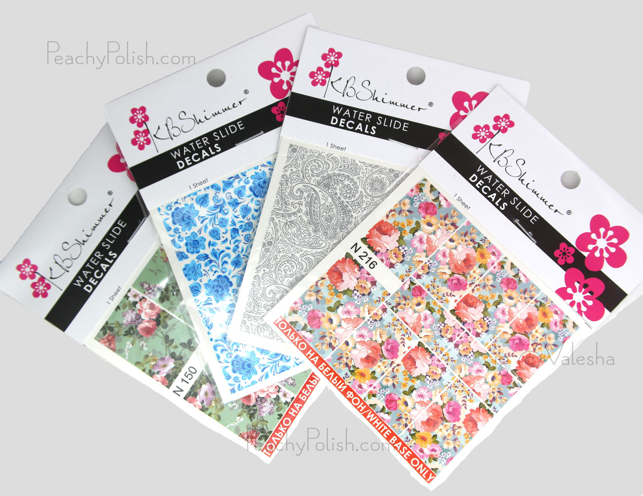 KBShimmer Water Decals | Fall 2015 Collection | Peachy Polish