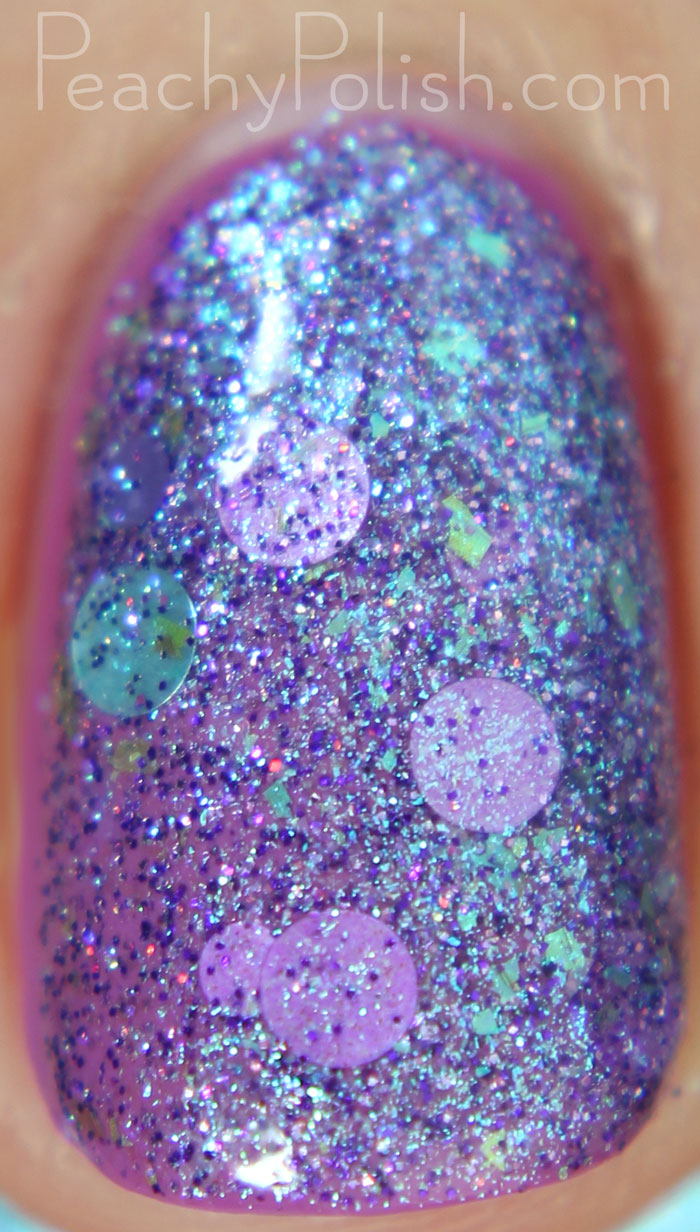 Lynnderella When Minty Met Violet | Peachy Polish