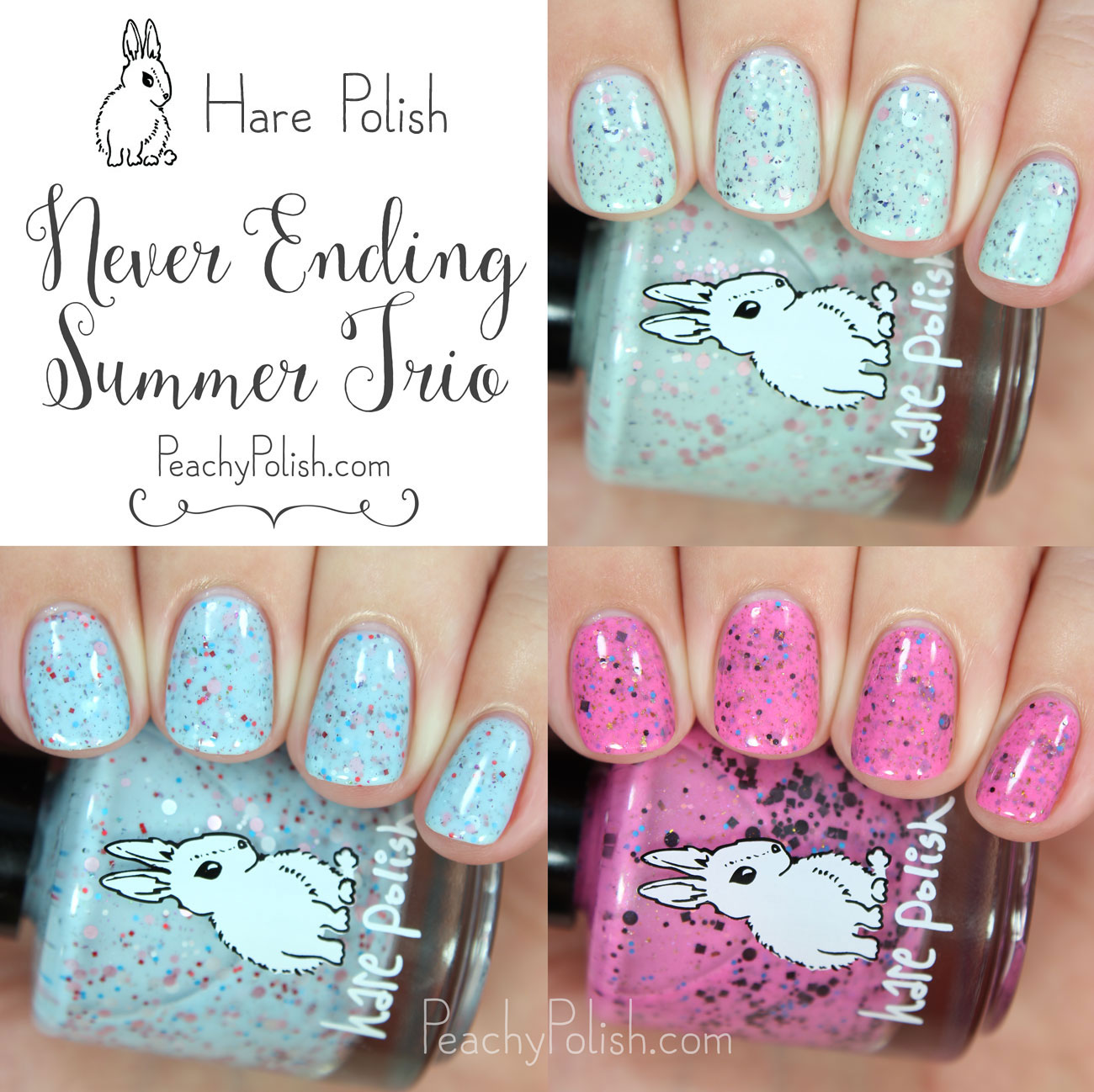 HARE polish Never Ending Summer Collection | Peachy Polish