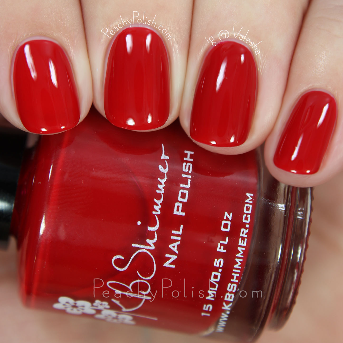 KBShimmer Chilly Pepper | Winter 2015 Collection | Peachy Polish