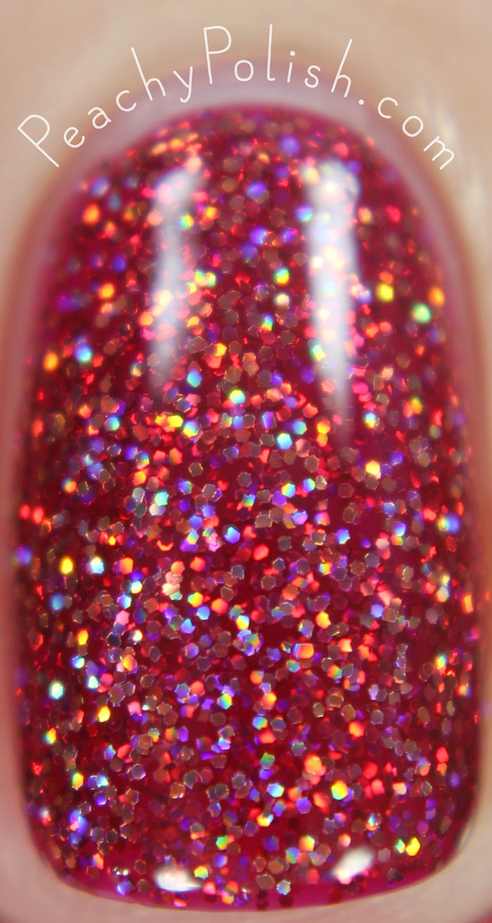 Nine Zero Lacquer Cranberry Sauced | Thanksgiving Trio | Peachy Polish