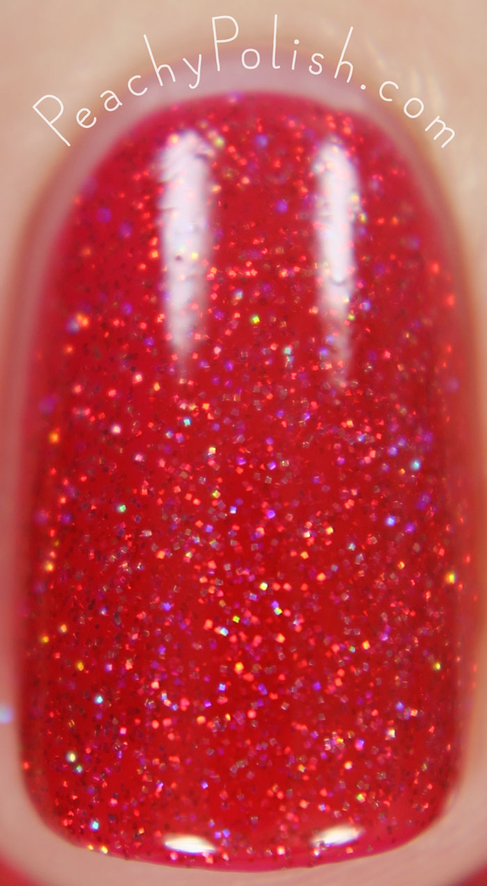 Nine Zero Lacquer Santa Suit | Holiday 2015 Collection | Peachy Polish