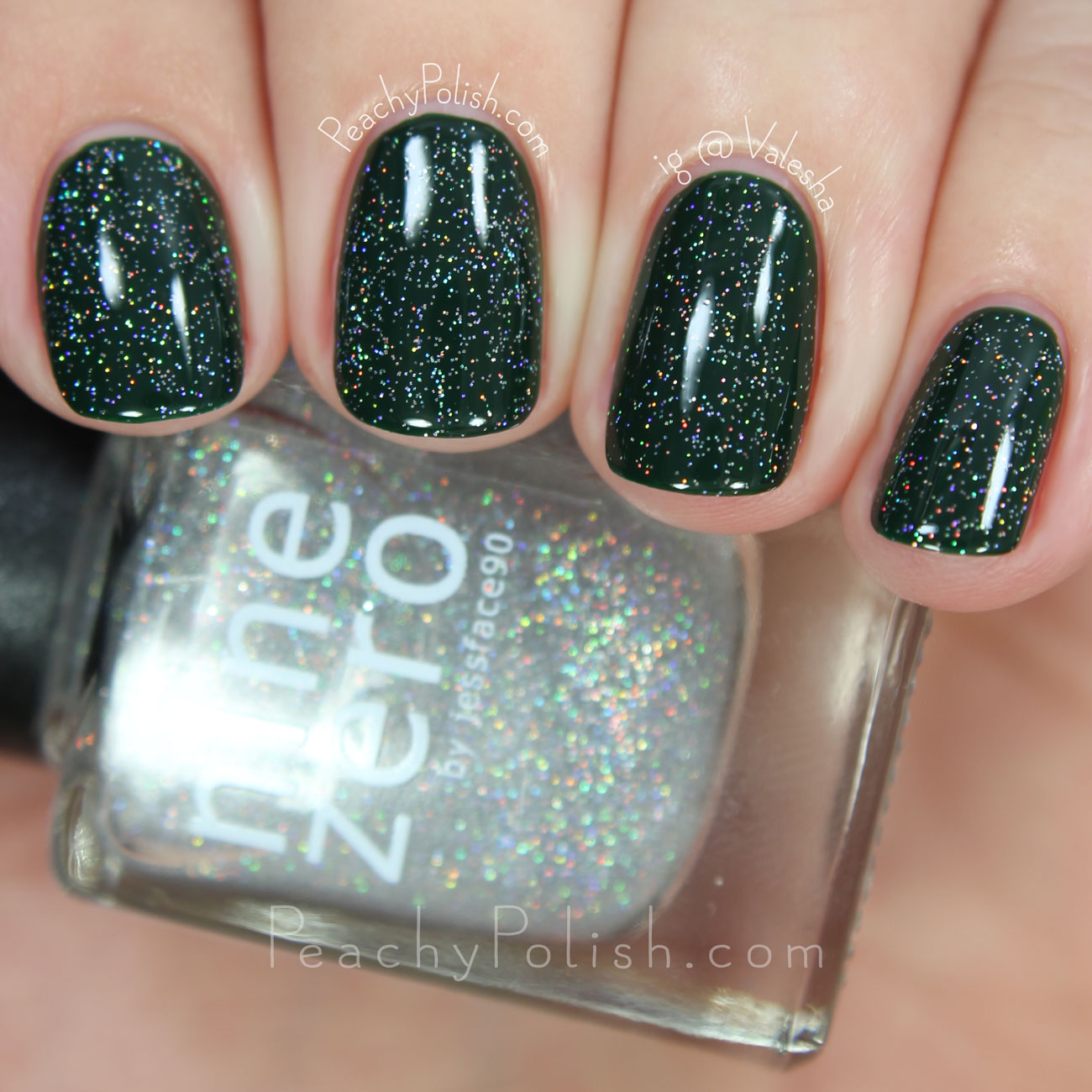 Nine Zero Lacquer Sparkle All The Things | Holiday 2015 Collection | Peachy Polish