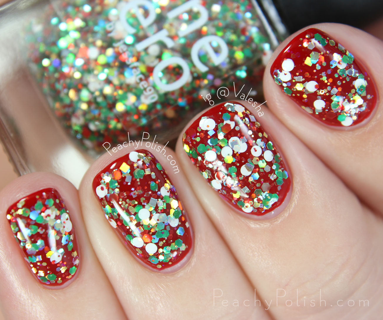 Nine Zero Lacquer Stocking Stuffer | Holiday 2015 Collection | Peachy Polish