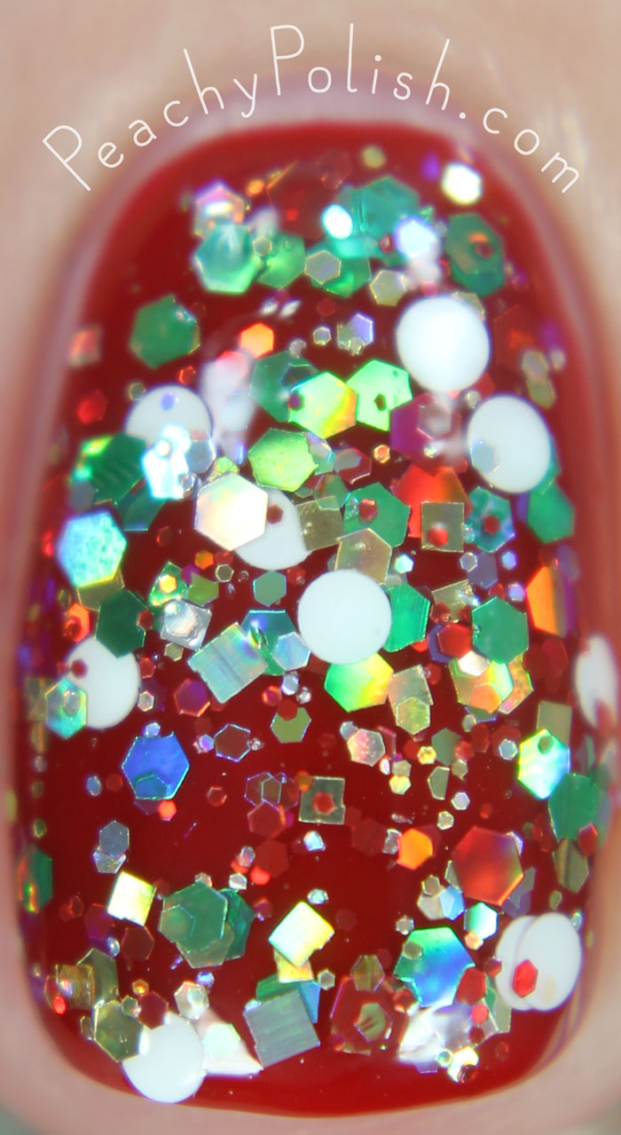 Nine Zero Lacquer Stocking Stuffer | Holiday 2015 Collection | Peachy Polish
