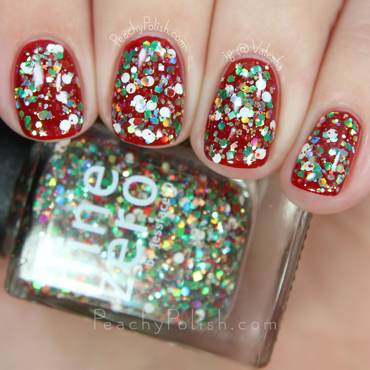 Nine Zero Lacquer Stocking Stuffer | Holiday 2015 Collection | Peachy Polish