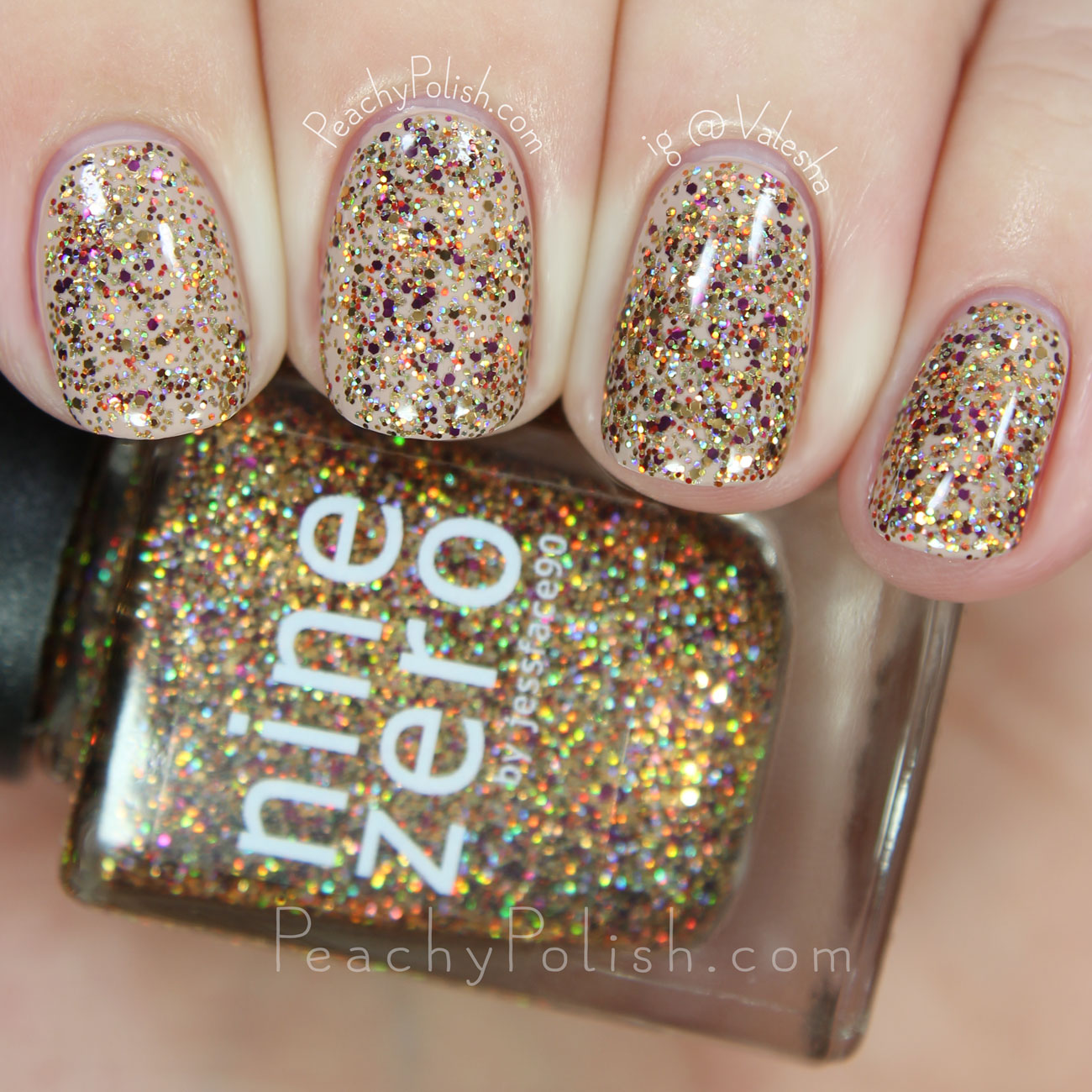 Nine Zero Lacquer Stuffed | Thanksgiving Trio | Peachy Polish