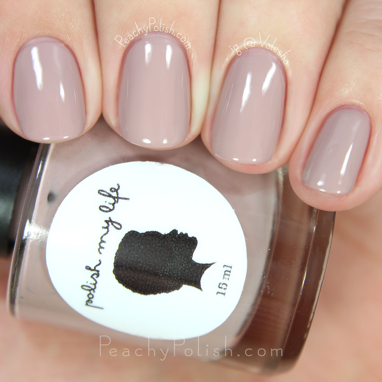 Polish My Life Tahoe | Classic Cremes Collection Winter Edition | Peachy Polish