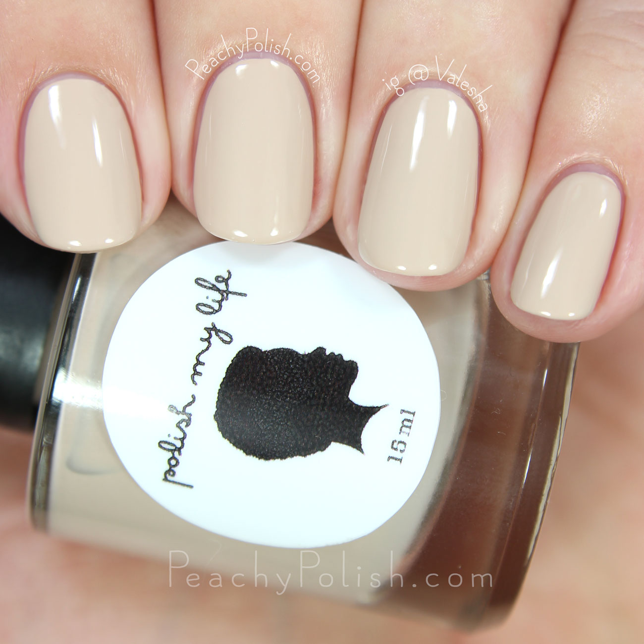 Polish My Life The Alps | Classic Cremes Collection Winter Edition | Peachy Polish