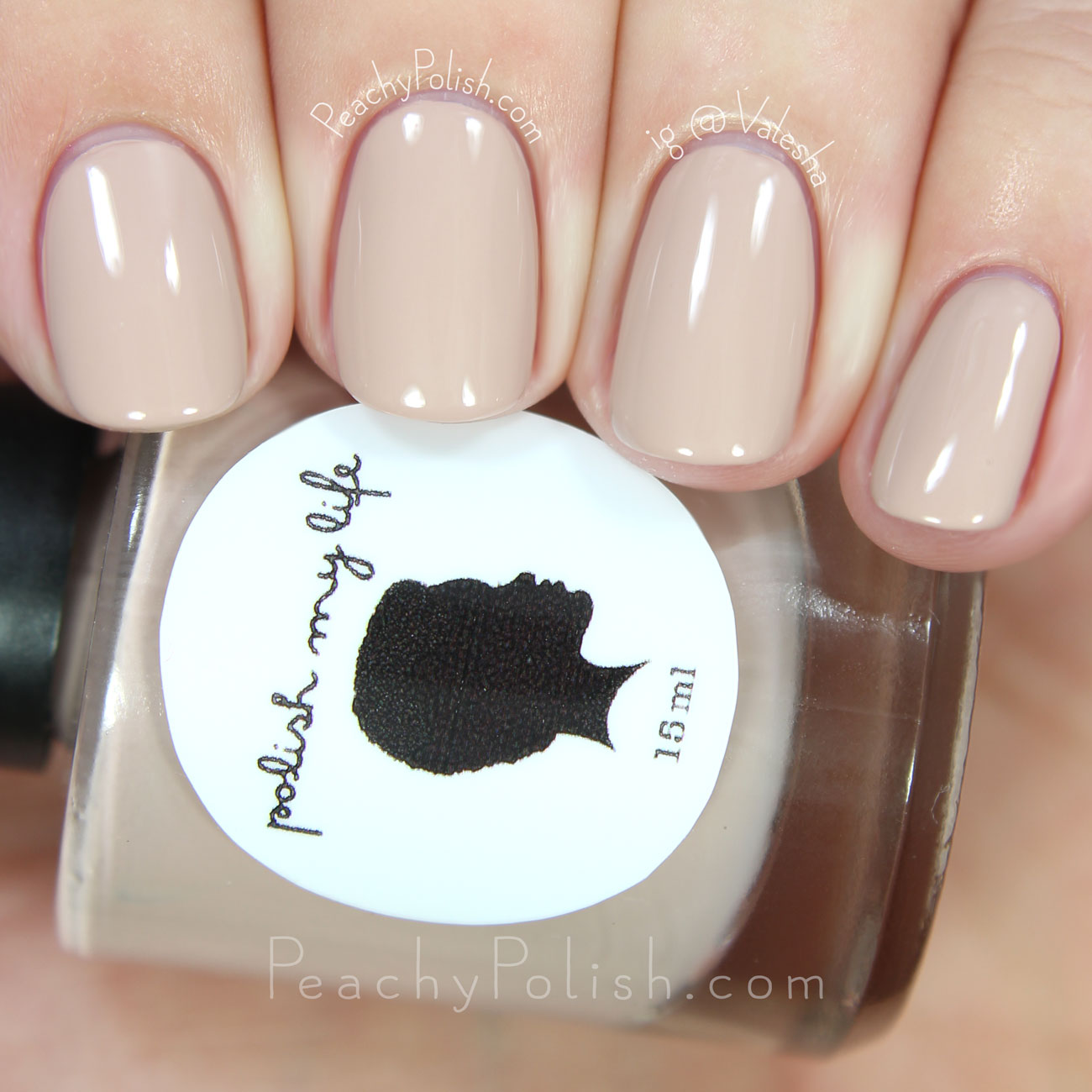 Polish My Life Vail | Classic Cremes Collection Winter Edition | Peachy Polish