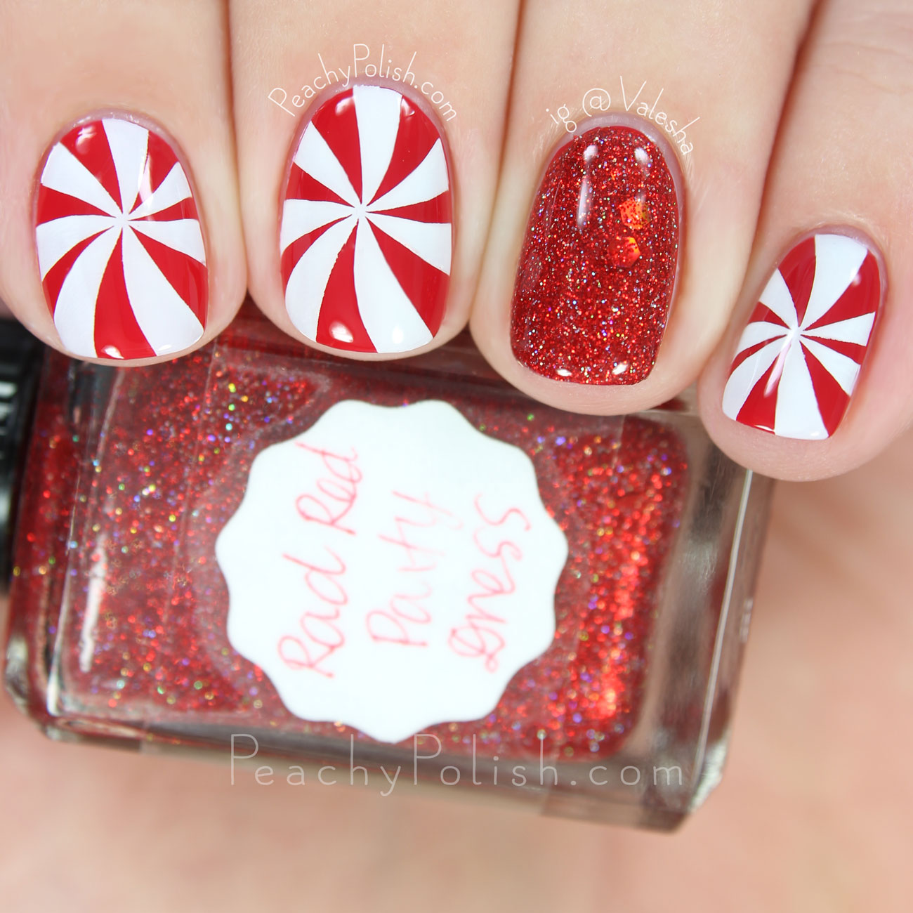 Peppermint Twists | Peachy Polish