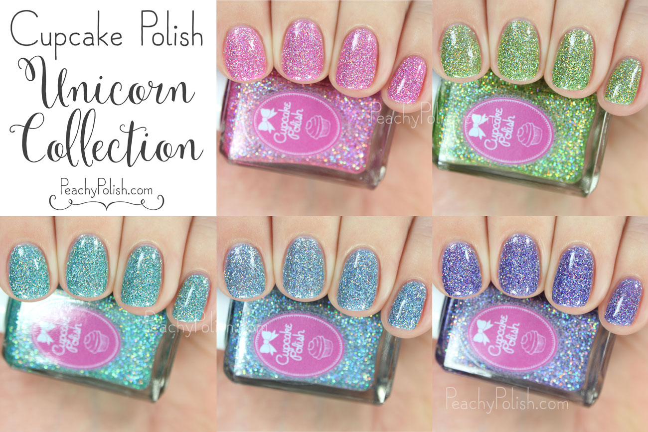 Cupcake Polish Unicorn Collection | Peachy Polish