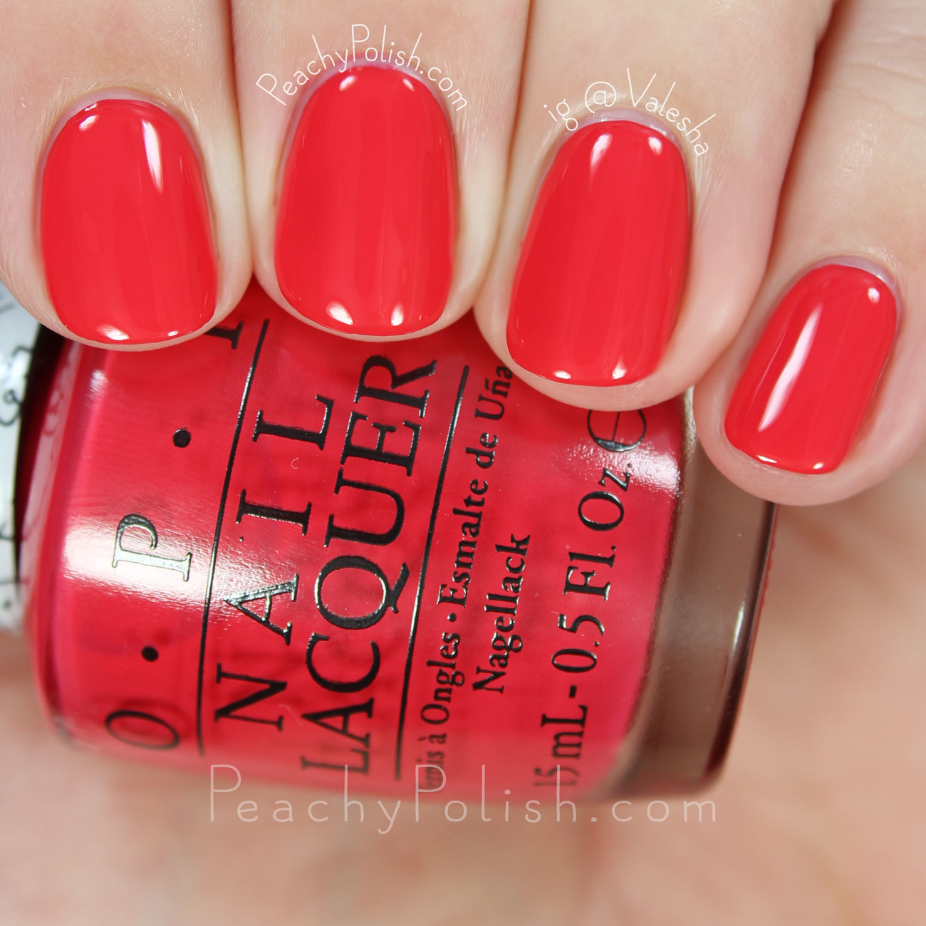 OPI 5 Apples Tall | Hello Kitty Collection | Peachy Polish