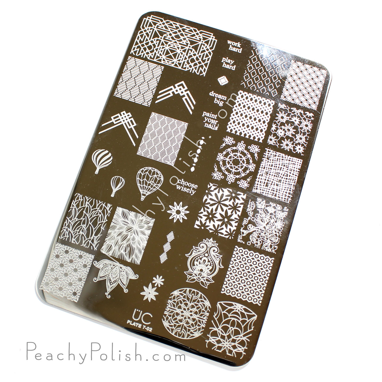 UberChic Beauty 7-02 Plate | Collection 7 | Peachy Polish